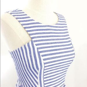 BCBGeneration blue and white striped dress